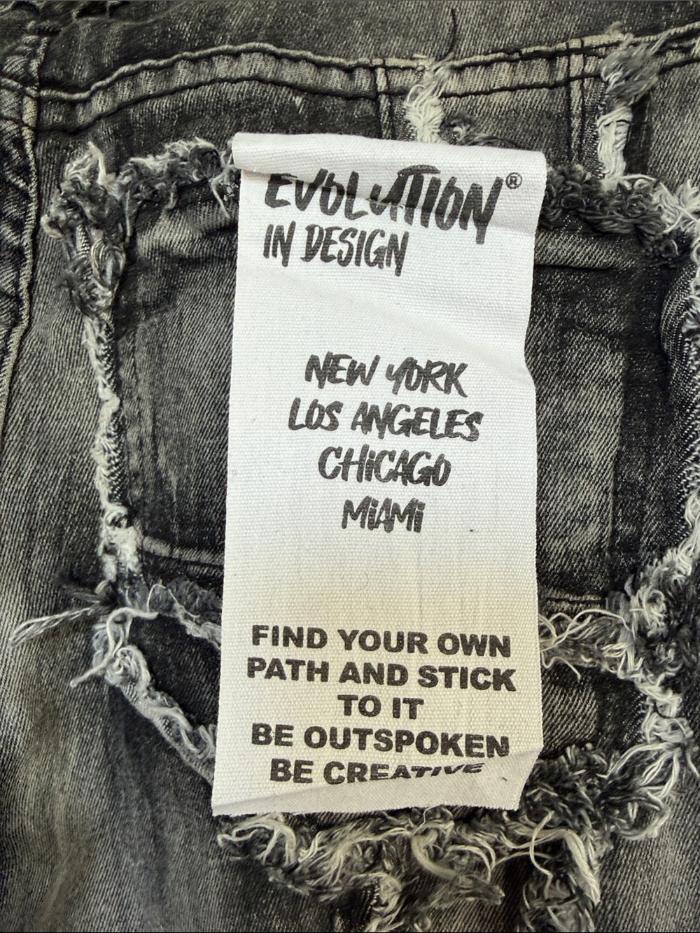 Evolution In Design Women’s Distressed Grey Jeans - Unbranded - Picture 6 of 12